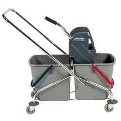 Skapnet copy of Seau double sur roulettes, chromé pro Seau double s...