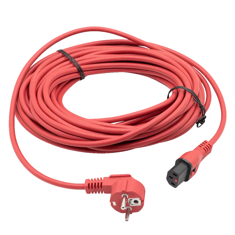 Skapnet copy of cordon d'alimentation, 15 m, rouge, enfichable cord...