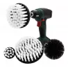 Skapnet Lot de 4 brosses (poils doux blancs) pour visseuse Lot de b...