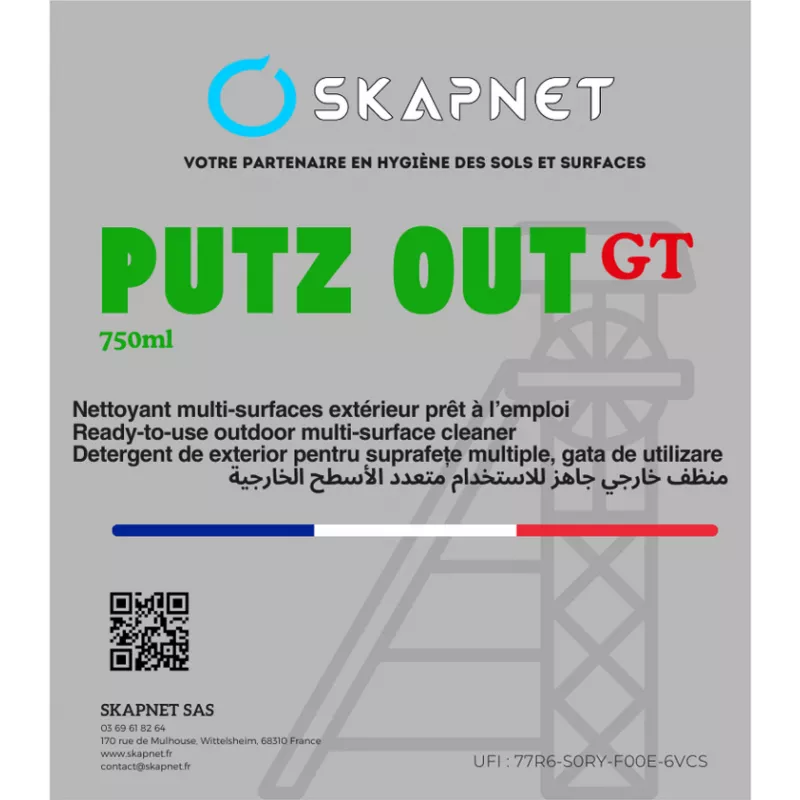 Skapnet PUTZ OUT GT 750 ml PUTZ OUT GT prêt à l'emploiAPC OUT Solut...