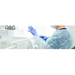 Skapnet Gant Nitrile Non Poudre Bleu M Gant Nitrile Non Poudre Bleu...
