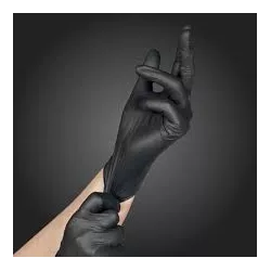Skapnet Gant Nitrile Non Poudre Noir Medium Gant Nitrile Non Poudre...