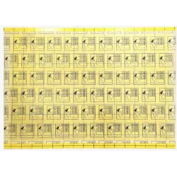 Skapnet Pack de 12 pièces de rechange de feuilles adhésives pour CI...