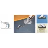 Skapnet Accessoire pour sols et textiles avec bouche en aluminium p...