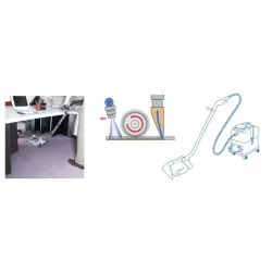 Skapnet Brosseur avec brosse tournante pour nettoyage des sols et t...