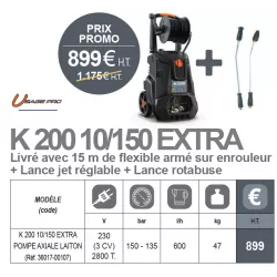 Skapnet Nettoyeur haute pression K200 10 - 150 EXTRA complet Nettoy...