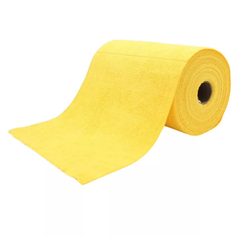 Skapnet Bobine d’essuyage 75 x Microfibre rouge prédécoupées Tricot...