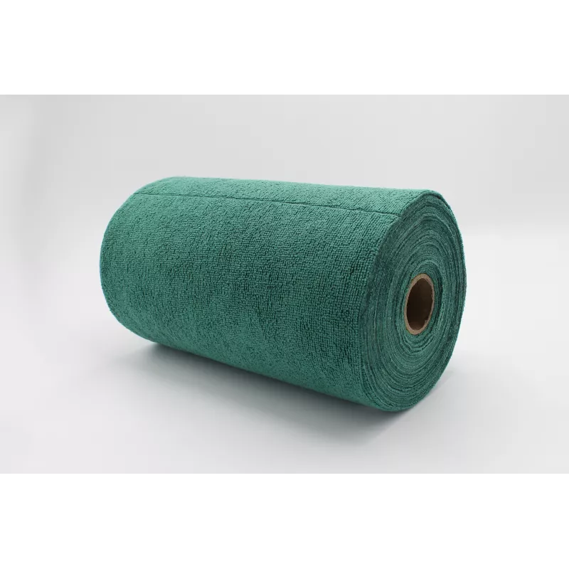 Skapnet Bobine d’essuyage 75 x Microfibre Vert prédécoupées Tricot ...