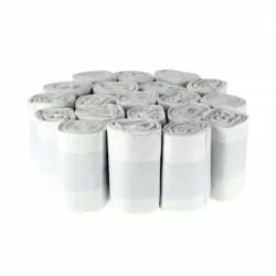 Skapnet Sacs poubelle 10L blanc HD Carton de 1000 sacs poubelles po...
