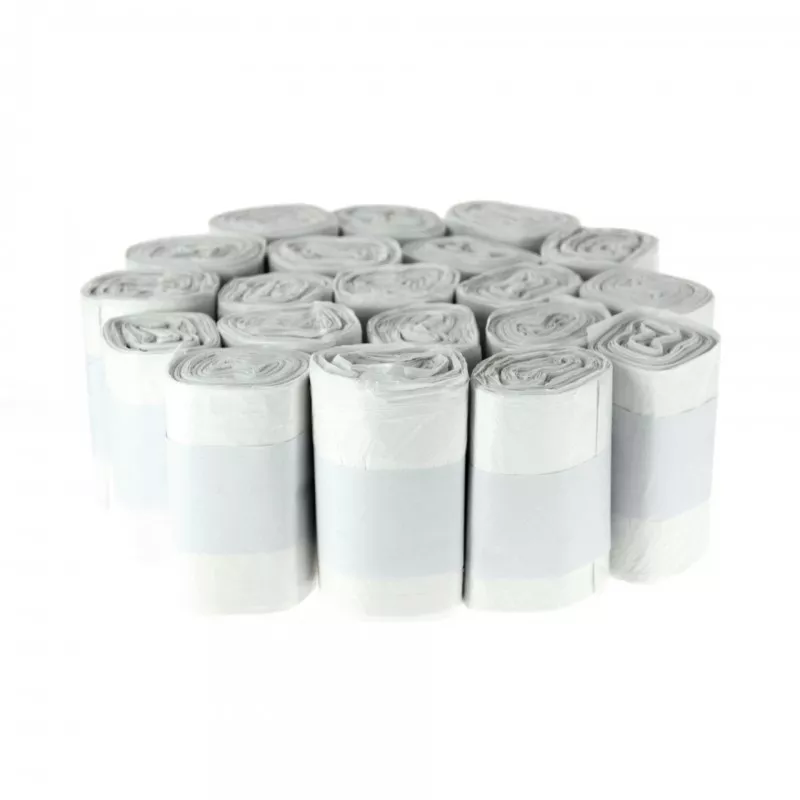 Skapnet Sacs poubelle 10L blanc HD Carton de 1000 sacs poubelles po...