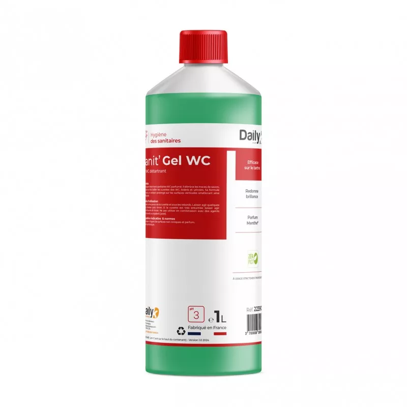 Skapnet Gel WC détartrant parfum menthe Bidon 1l