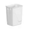 Skapnet Poubelle Atlax Flip sans couvercle blanche