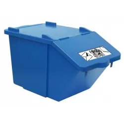 POUBELLE PICK-UP 45L + COUVERCLE BLEU
