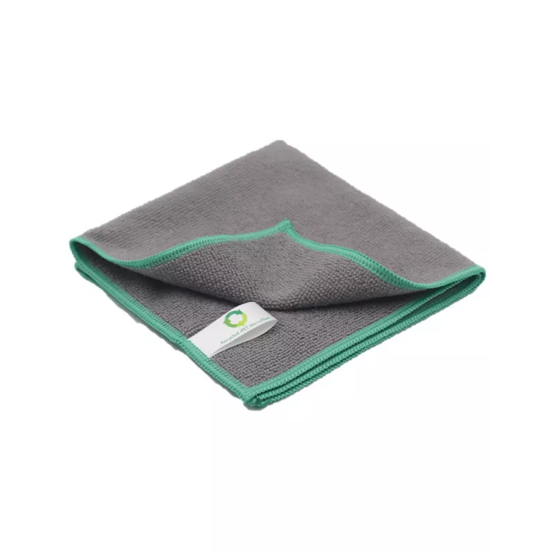 Microfibre bouclette Anthracite Vert