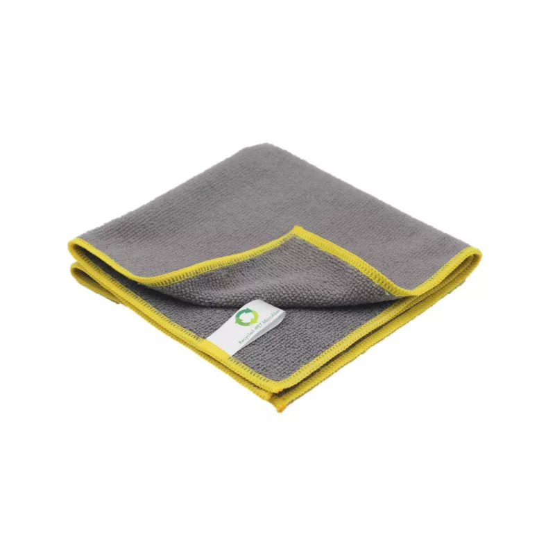 Microfibre bouclette Anthracite Jaune