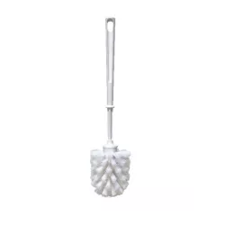 Brosse WC Boule Blanche en Polypropylène