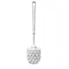Brosse WC Boule Blanche en Polypropylène