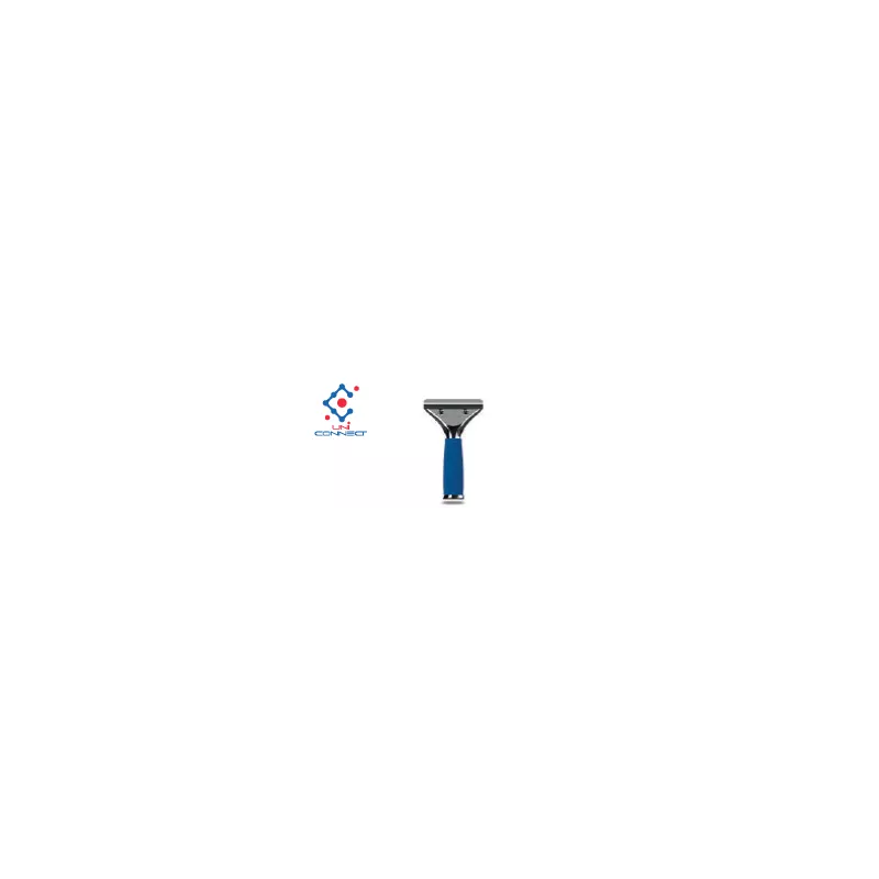 Poignée en acier inoxydable pour raclette Gloss-W Superior bleue