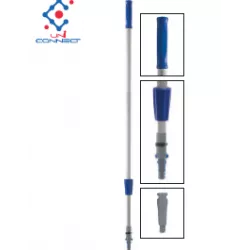 Perche télescopique en aluminium complète 120cm