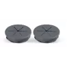 Pastille ronde pour maintien de la gaze autoclavable
