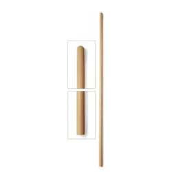 Mache en bois brut 140cm