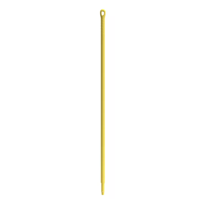 Manche monobloc autoclavable pour usage alimentaire jaune