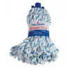 DREAM MOP faubert en microfibre blanche & bleue fils bouclés