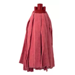 STRIPE MOP rouge 200 g faubert avec bandes de tissu en microfibre