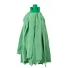 STRIPE MOP vert 200 g faubert avec bandes de tissu en microfibre