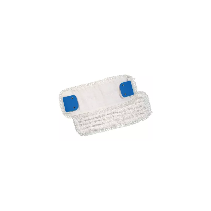 Frange à languettes microfibre 40x13cm blanche