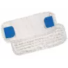 Frange à languettes microfibre 40x13cm blanche