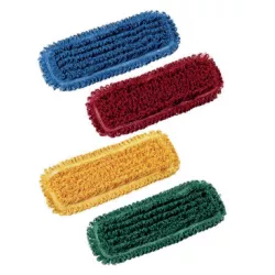 Frange à languettes microfibre 40x13cm rouge