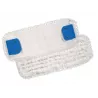 Frange à languettes microfibre blanche 50cm