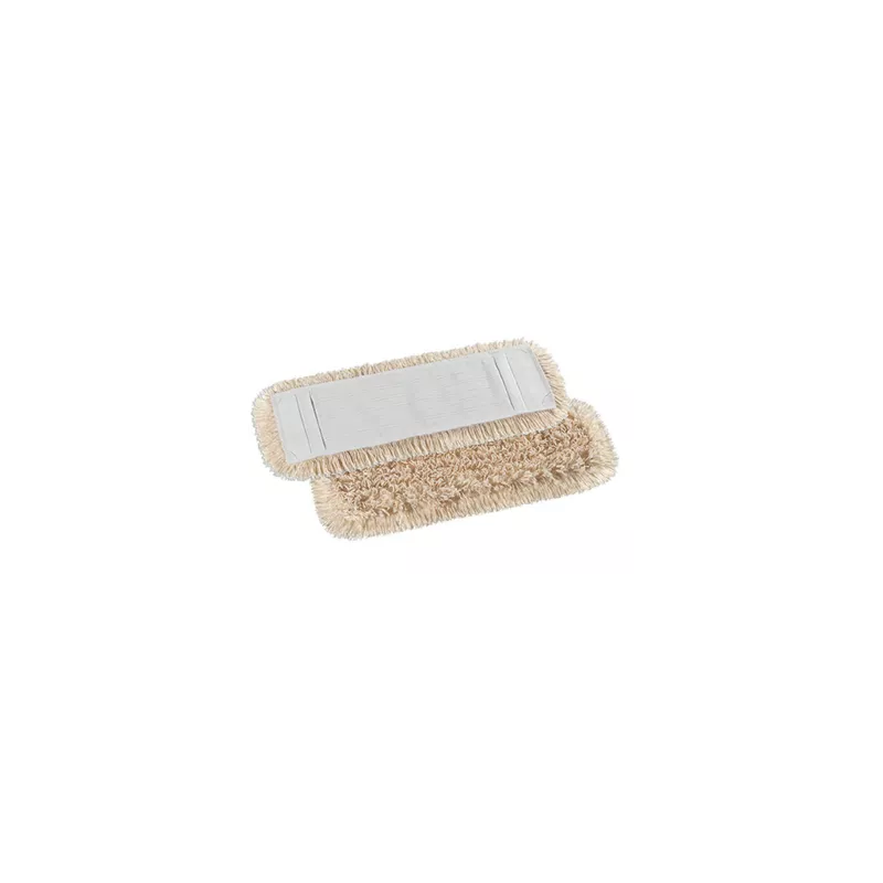 Frange à poches coton fils bouclés intérieur, coupés extérieur, 40cm