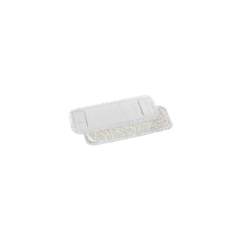 Franges à poches microfibre blanche 40x13cm