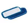 Franges à poches microfibre bleue 40x13cm