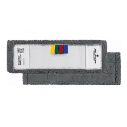 SMART-FUR Frange à poches en microfibre grise 40 cm