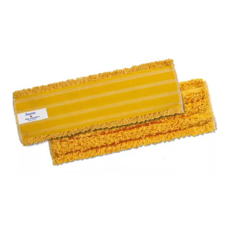 FRANGE VELCRO MICROFIBRE RAPIDO JAUNE 40X10CM