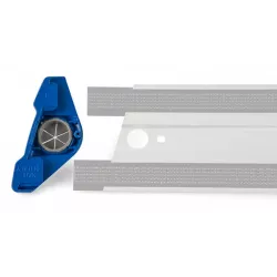 Cache droit pour support à scratch aluminium bleu