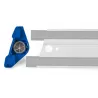 Cache droit pour support à scratch aluminium bleu