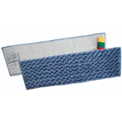 FRANGE VELCRO MICROFIBRE MICRO-ACTIVA BLEU 60CM