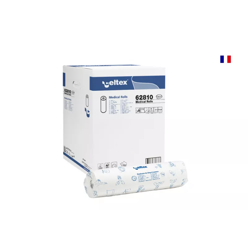 Draps d'examen 50 cm x 35 cm pure ouate