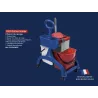 Chariot de lavage Filmop FRED Édition Limitée Bleu Blanc Rouge
