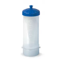 Réservoir transparent 650 ml pour balai réservoir Unilav avec couvercle bleu