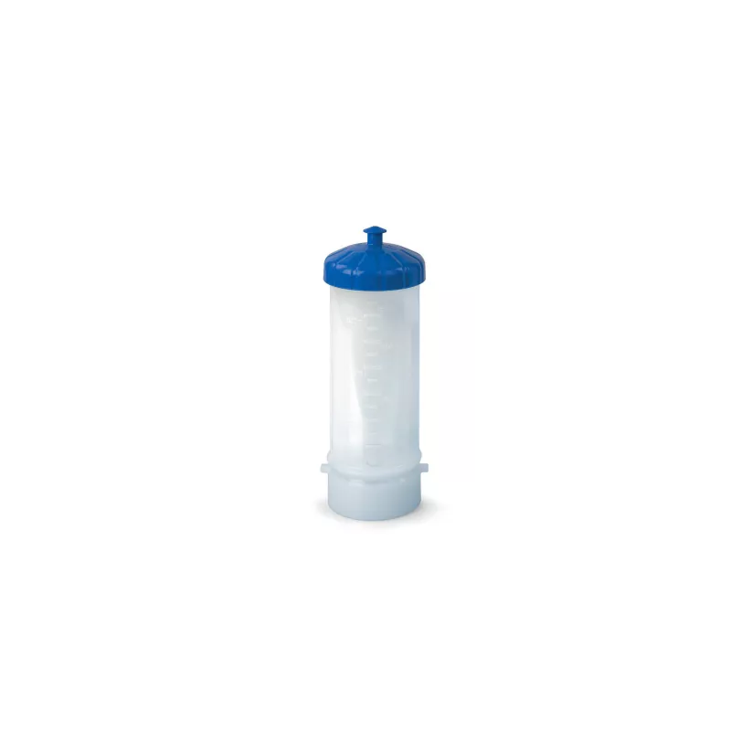 Réservoir transparent 650 ml pour balai réservoir Unilav avec couvercle bleu