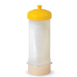 Réservoir transparent 650 ml pour balai réservoir Unilav avec couvercle jaune