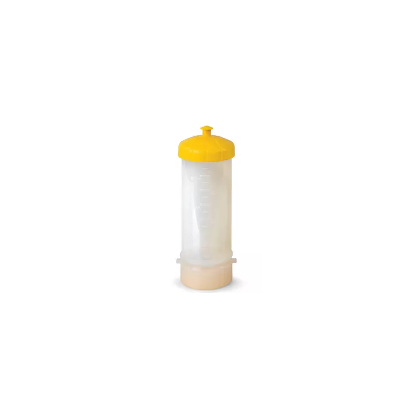 Réservoir transparent 650 ml pour balai réservoir Unilav avec couvercle jaune