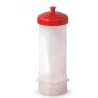 Réservoir transparent 650 ml pour balai réservoir Unilav avec couvercle rouge