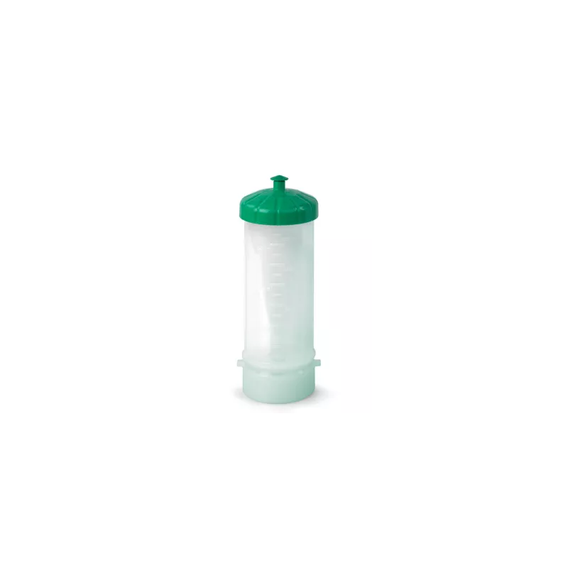 Réservoir transparent 650 ml pour balai réservoir Unilav avec couvercle vert