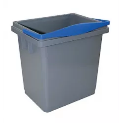 SEAU 4 L GRIS - ANSE BLEUE